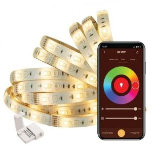 LED strips Muvit iO Black Multicolour Golden F 5 m